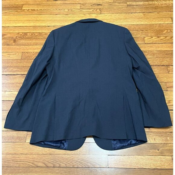 Marc Ecko Blazer Jacket Men's 44L Sport Coat Two Button Charcoal Gray - Picture 4 of 4